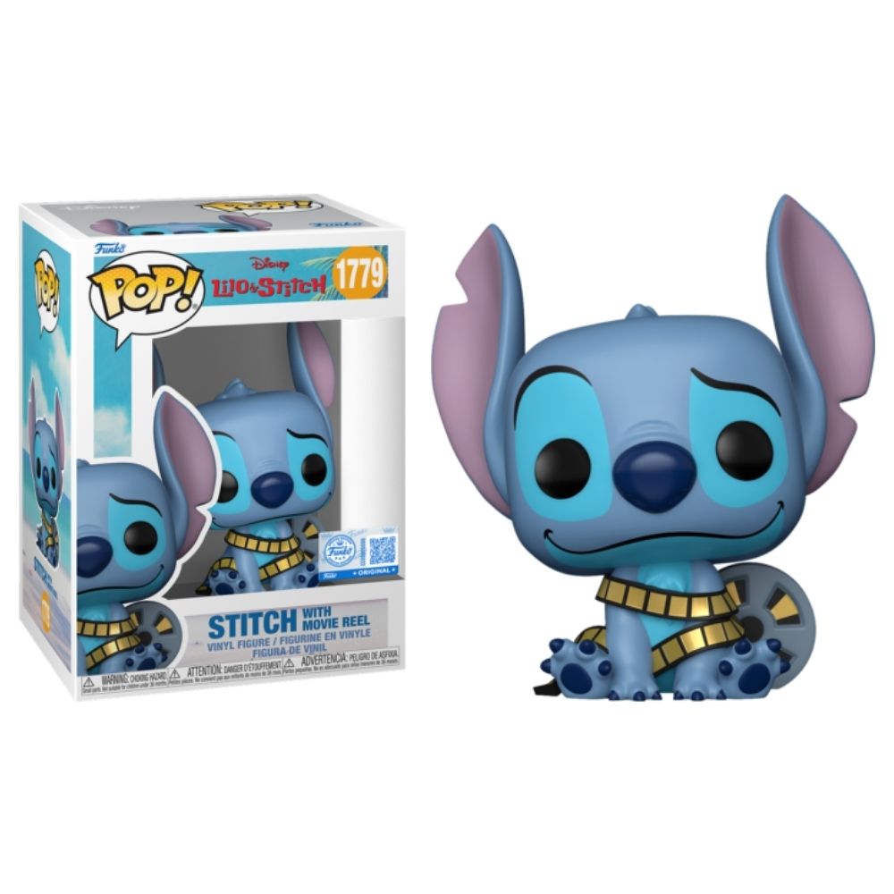 LIlo & Stitch - Stitch with Movie Reel US Exclusive Pop! Vinyl