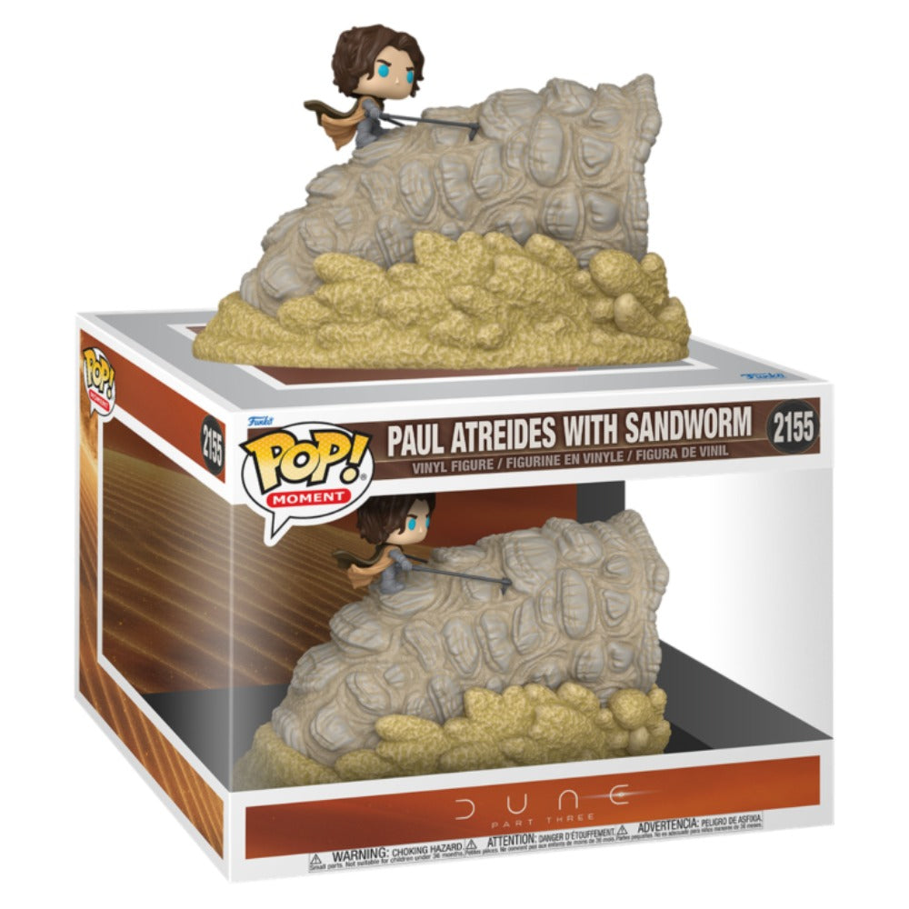 Dune: Part 3 - Paul Atreides with Sandworm Pop! Vinyl Moment