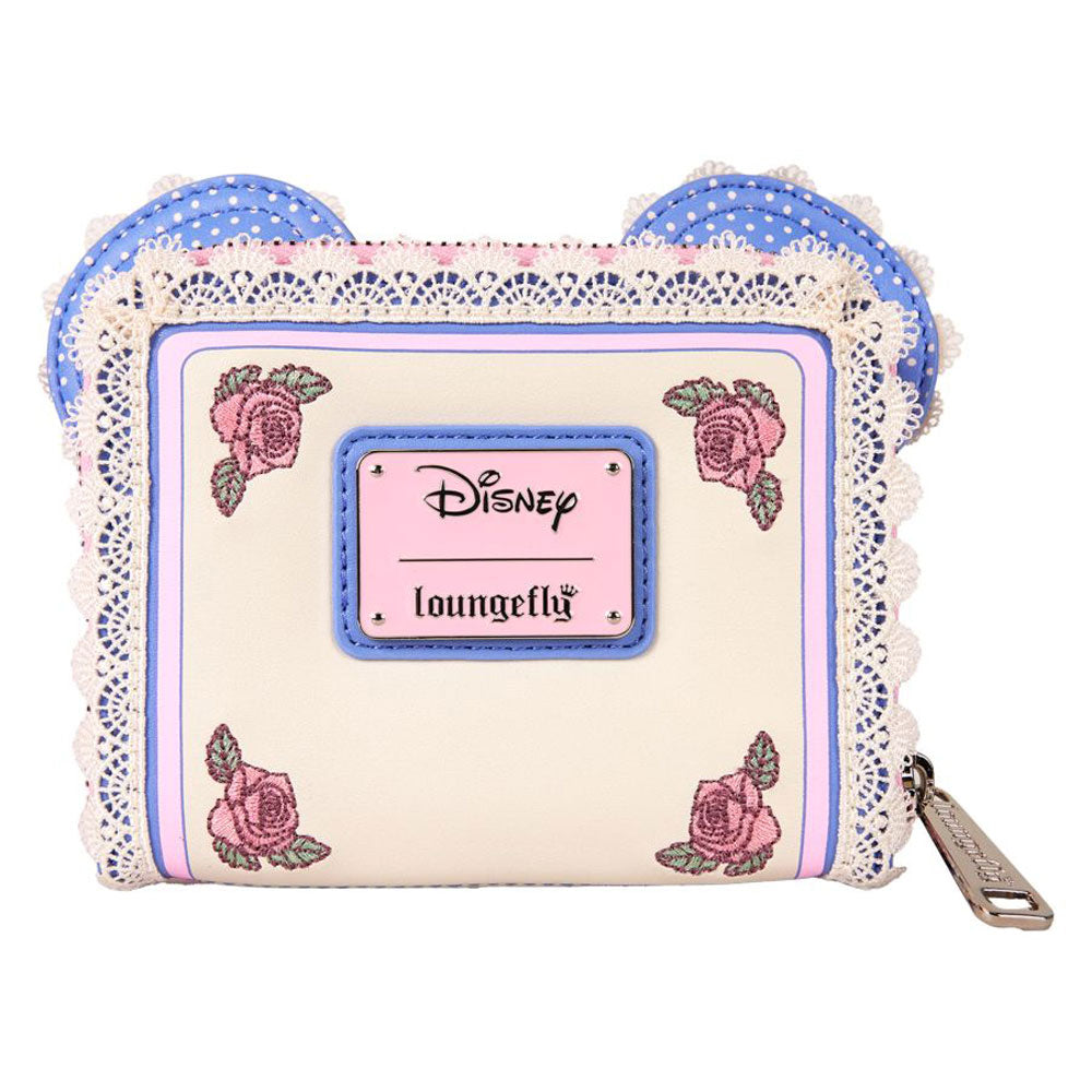 Loungefly - Disney - Minnie Floral & Lace Ears Zip Around Wallet