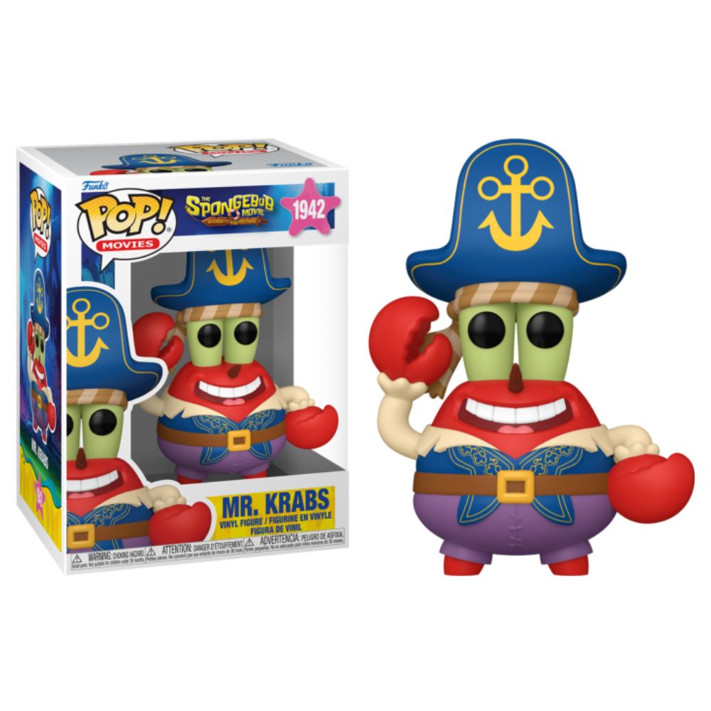 The SpongeBob Movie: Search for SquarePants (2025) - Mr Krabs (Pirate) Pop! Vinyl
