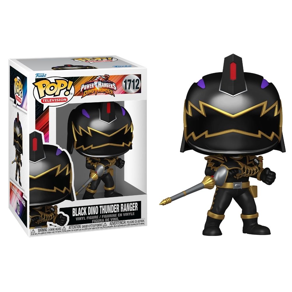 Power Rangers: Dino Fury - Black Dino Ranger Pop! Vinyl