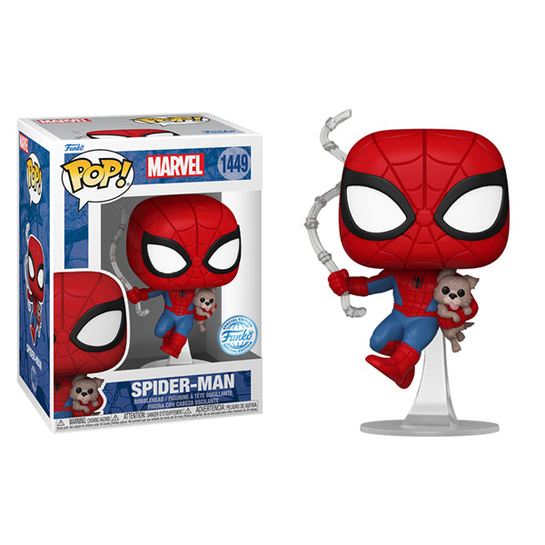 Marvel Comics - Spiderman with Sandwich the Dog US Exclusive Pop! Vinyl
