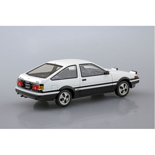 The Snap Kit Toyota Sprinter Trueno High-Tech Two-Tone White and Black Model Kit