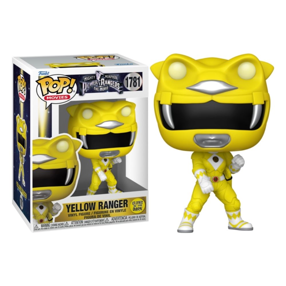 Mighty Morphin Power Rangers: The Movie (1995) - Yellow Ranger Glow In The Dark Pop! Vinyl