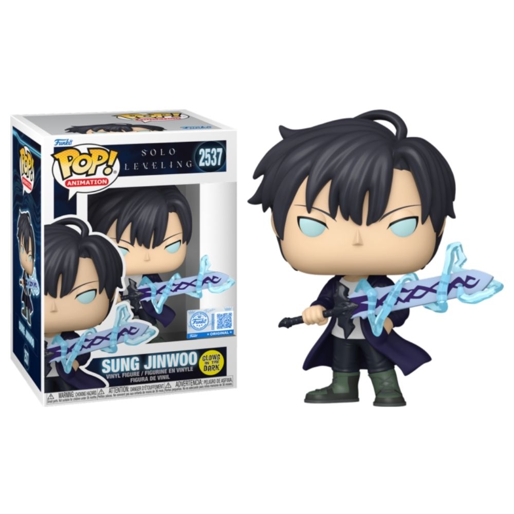 Solo Leveling - Sung Jinwoo with Sword Glow in the Dark US Exclusive Pop! Vinyl