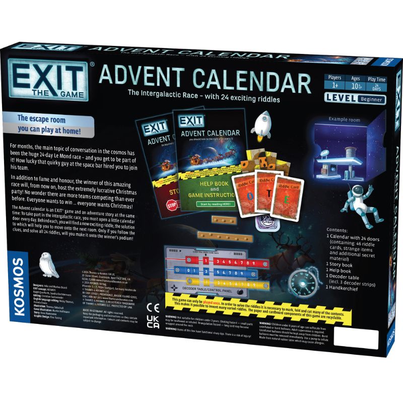 Exit the Game Advent Calendar - The Intergalactic Race
