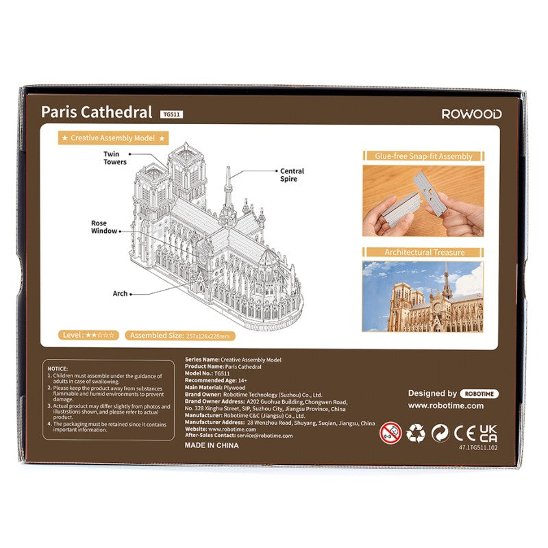 Robotime - DIY Paris Cathedral (Notre Dame)