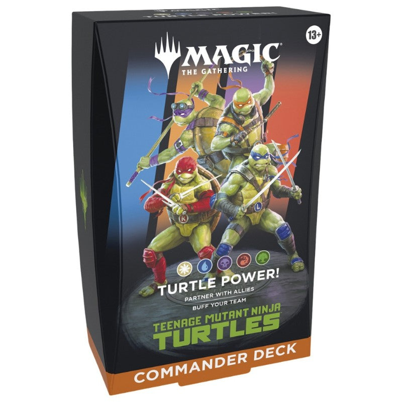 Magic the Gathering Teenage Mutant Ninja Turtles Commander Deck Turtle Power