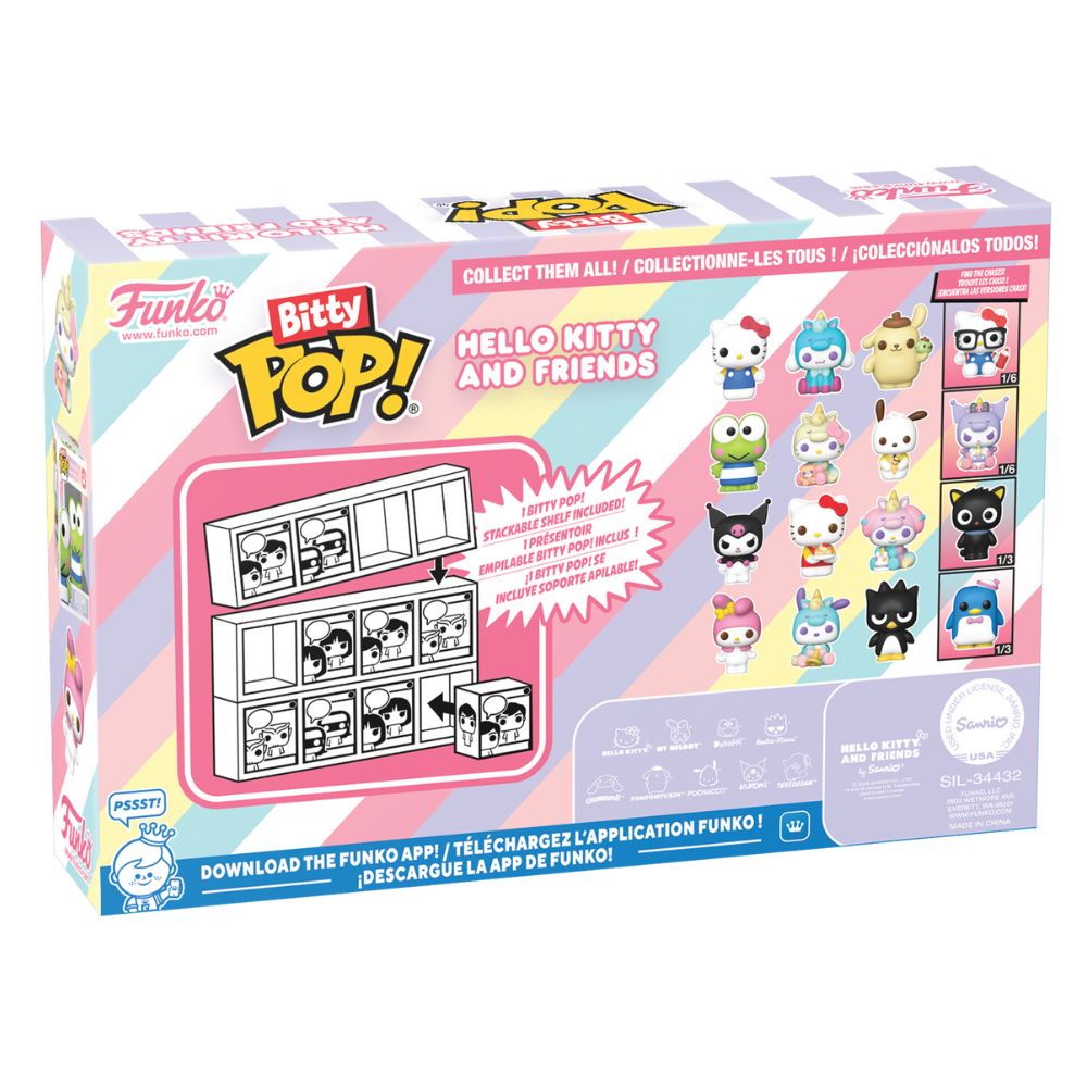 Sanrio - Hello Kitty Bitty Pop! Vinyl 4 Pack