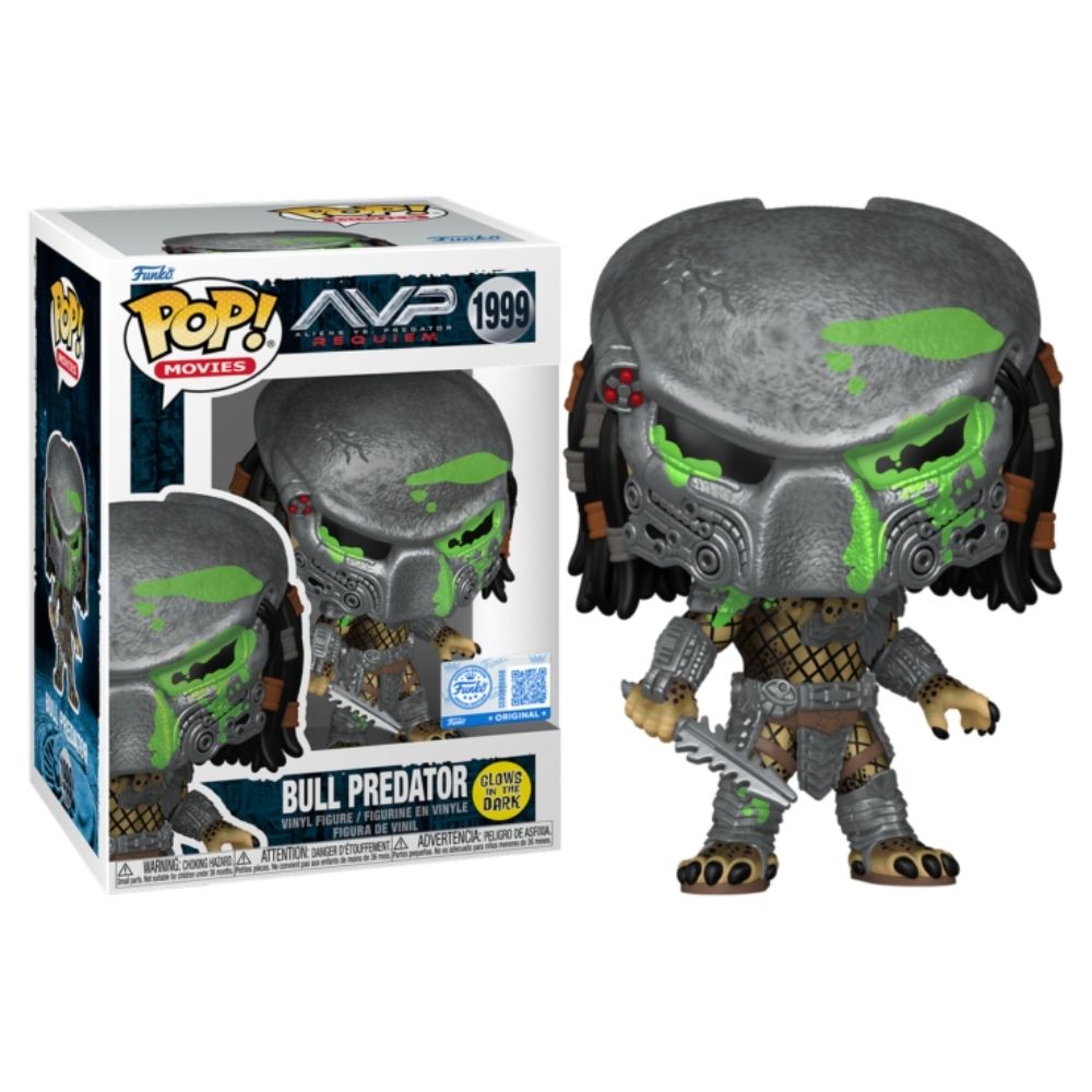 Alien vs Predator: Requiem - Bull Predator Glow in the Dark Pop! Vinyl