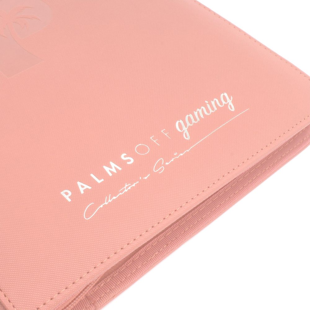 Palms Off Collector's 9 Pocket Zip Trading Card Binder - PINK