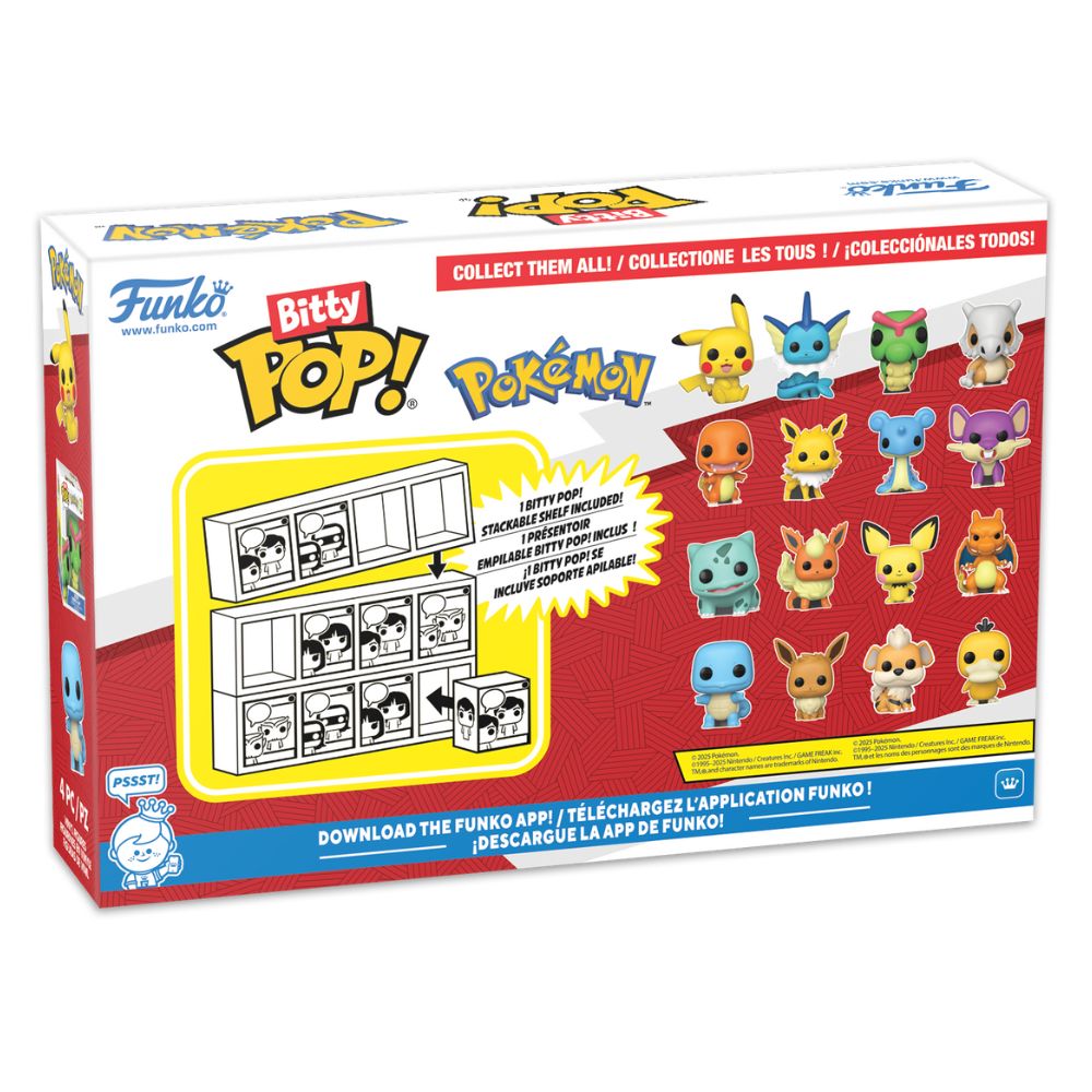Pokemon - Squirtle Bitty Pop! Vinyl 4 Pack