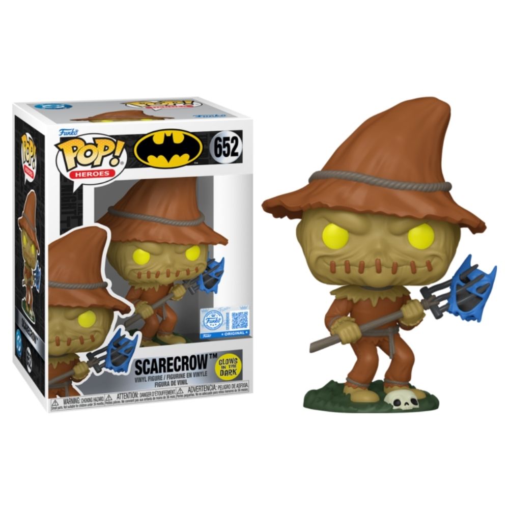 Batman: The Animated Series - Scarecrow with Pitchfork Glow in the Dark US Exclusive Pop! Vinyl