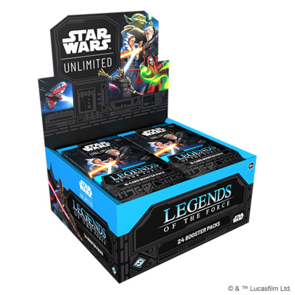 Star Wars Unlimited - Legends of the Force Booster Box (24 Boosters) - Release Date 11th July 2025