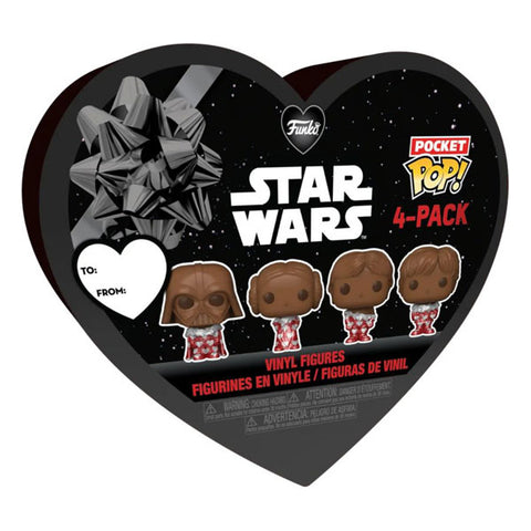 Image of Star Wars: Valentines 2024 - Pocket Pop Heart Box 4-Pack