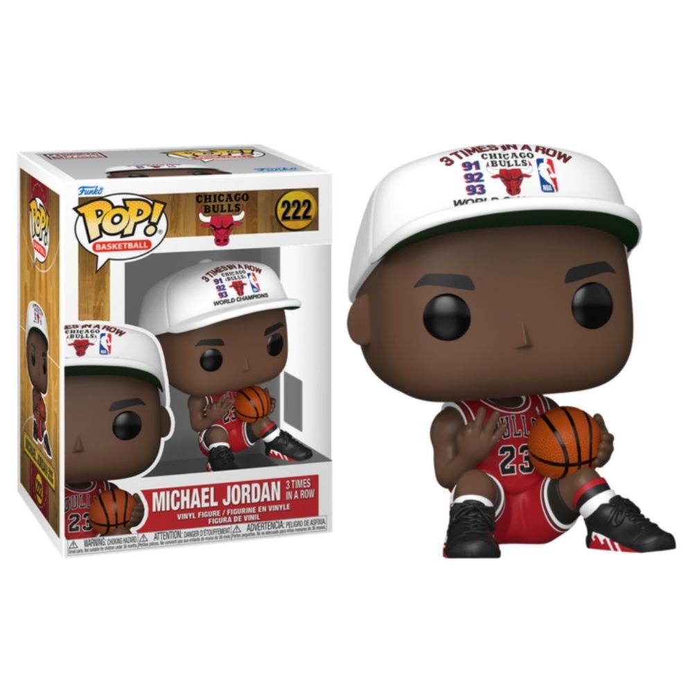 NBA Basketball - Michael Jordan (3 Times in a Row) Chicago Bulls Pop! Vinyl