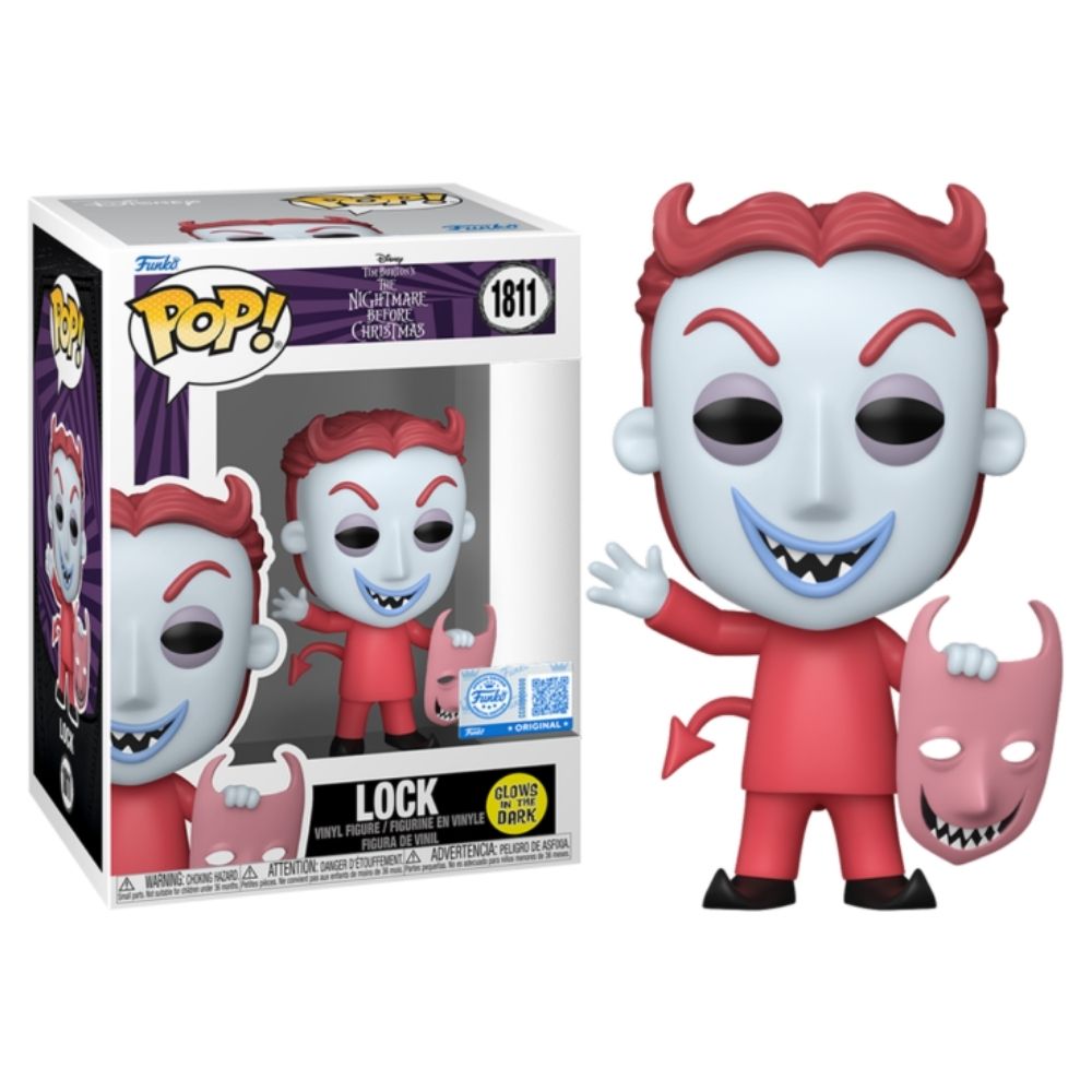 The Nightmare Before Christmas - Lock Glow in the Dark Pop! Vinyl