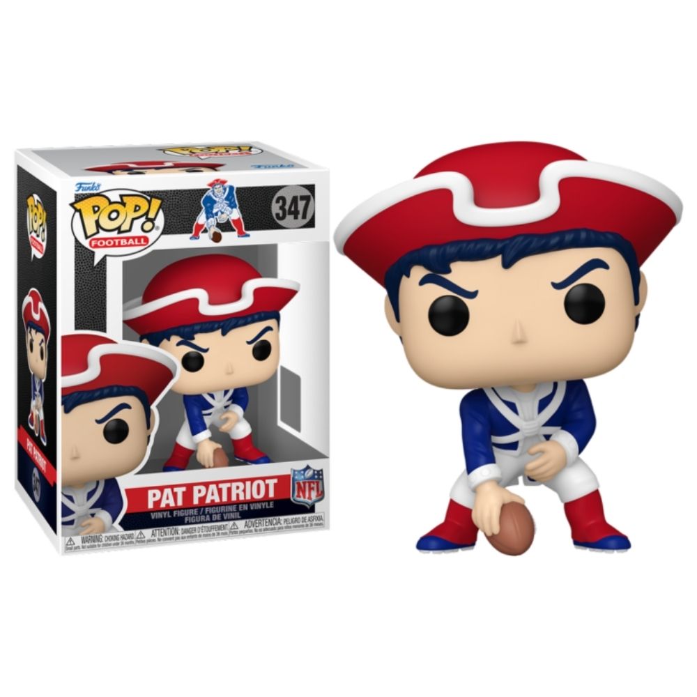 NFL Football: Mascots - New England Patriots Pat Patriot Pop! Vinyl