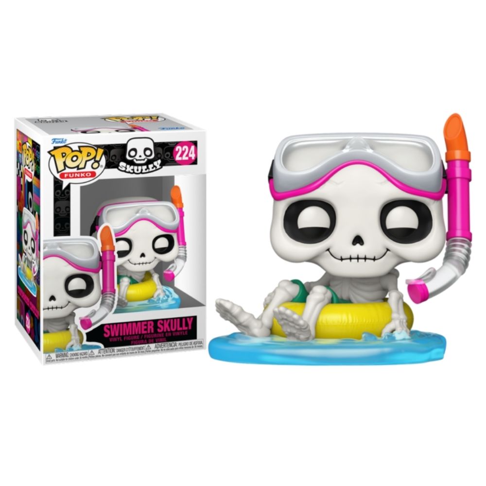 Skeleton Summer - Swimmer Skully Pop! Vinyl