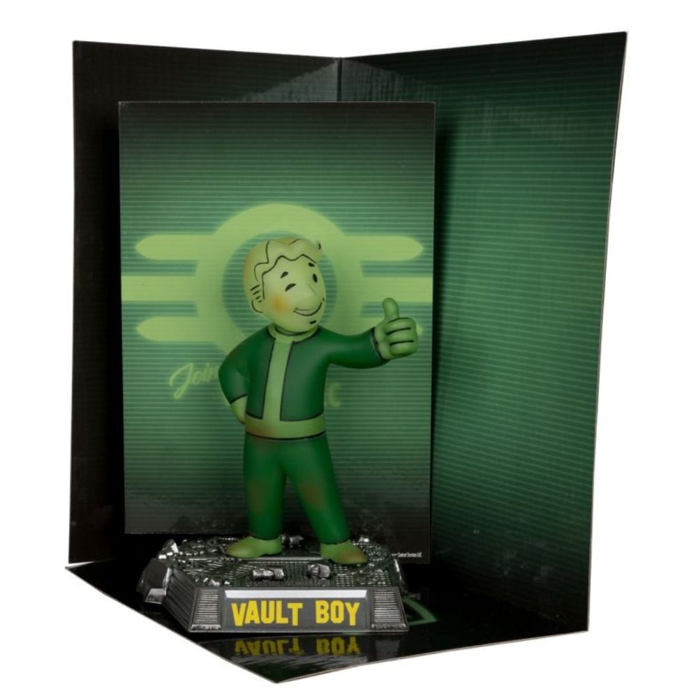 Fallout - Vault Boy (Glow in the Dark) Movie Maniacs 6 Inch Gold Label Figure