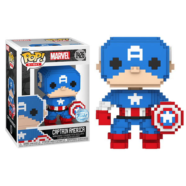 Marvel: 8-Bit - Captain America 8-Bit US Exclusive Pop! Vinyl