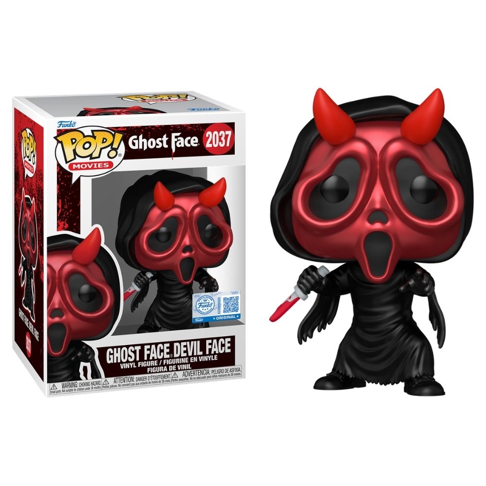 Ghost Face - Ghost Face Devil Face Metallic US Exclusive Pop! Vinyl