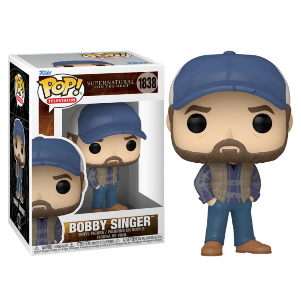 Supernatural - Bobby Singer with Hat Pop! Vinyl