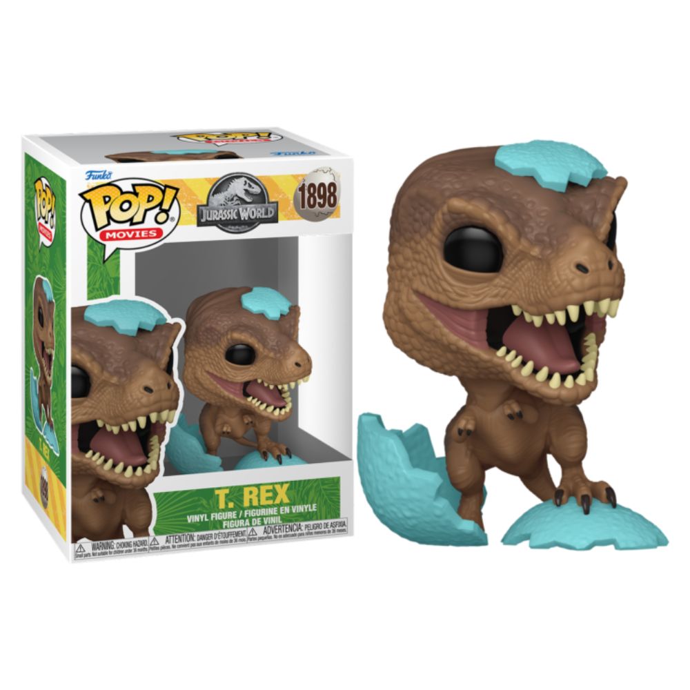 Jurassic Park - T-Rex Hatching (Blue Egg) Pop! Vinyl