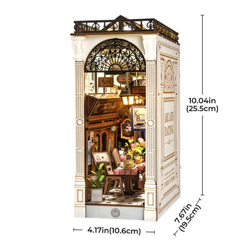 Robotime DIY Bookends Kit Arcade Dating