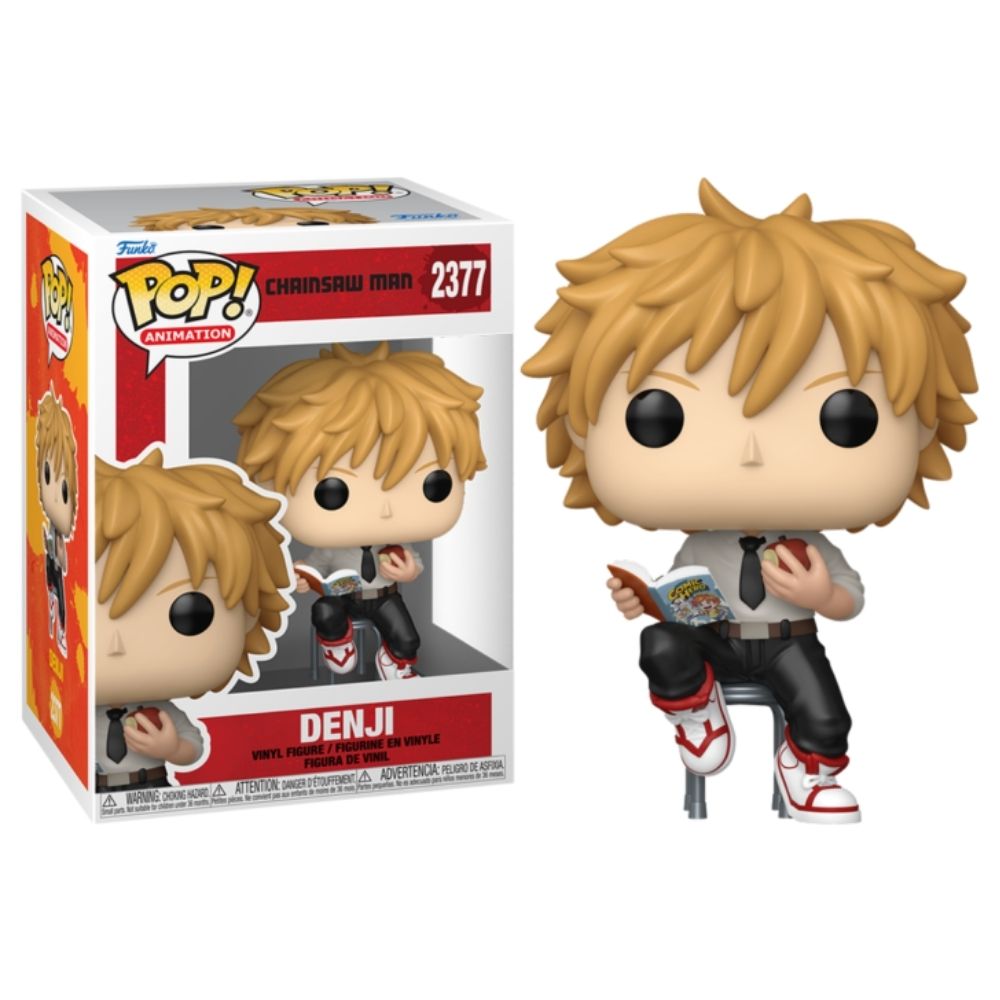 Chainsaw Man - Denji Reading Pop! Vinyl