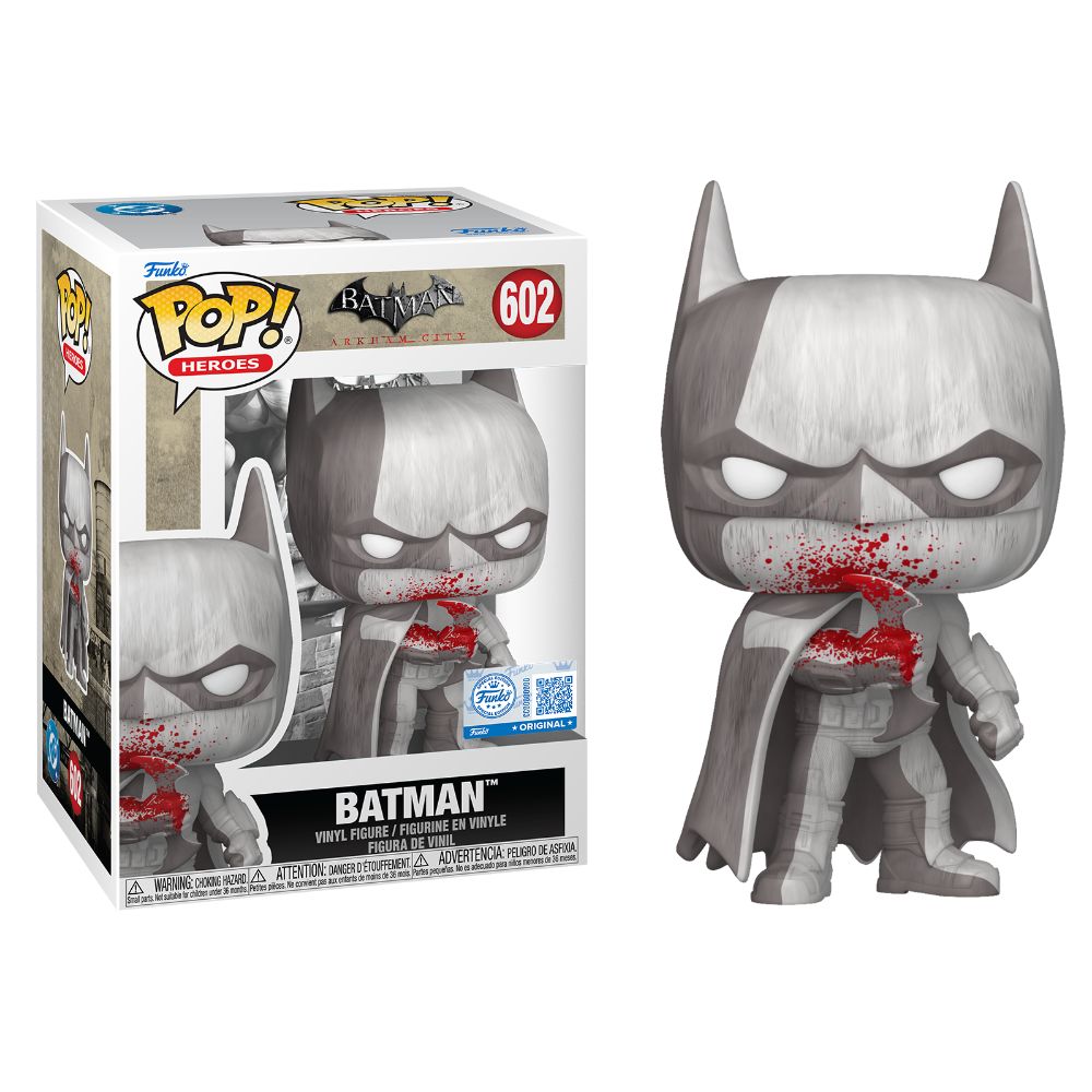 Batman: Arkham City - Batman Black & White US Exclusive Pop! Vinyl