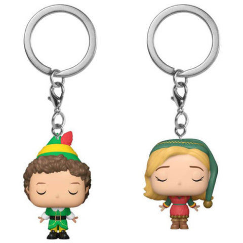 Image of Elf - Buddy & Jovie US Exclusive Pop! Keychain 2-Pack