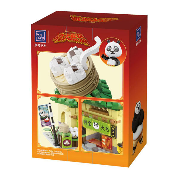 Kung Fu Panda - Po's Dumpling Shop Mini Street View Building Block Construction Set (316 Pieces)