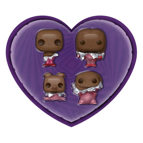 Image of The Nightmare Before Christmas: Valentines 2024 - Pocket Pop Heart Box 4-Pack