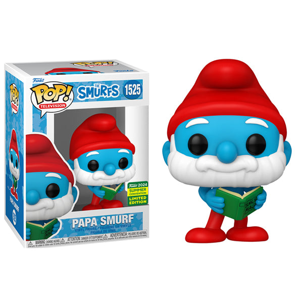 SDCC 2024 - The Smurfs - Papa Smurfs - Papa Smurf US Exclusive Pop! Vinyl