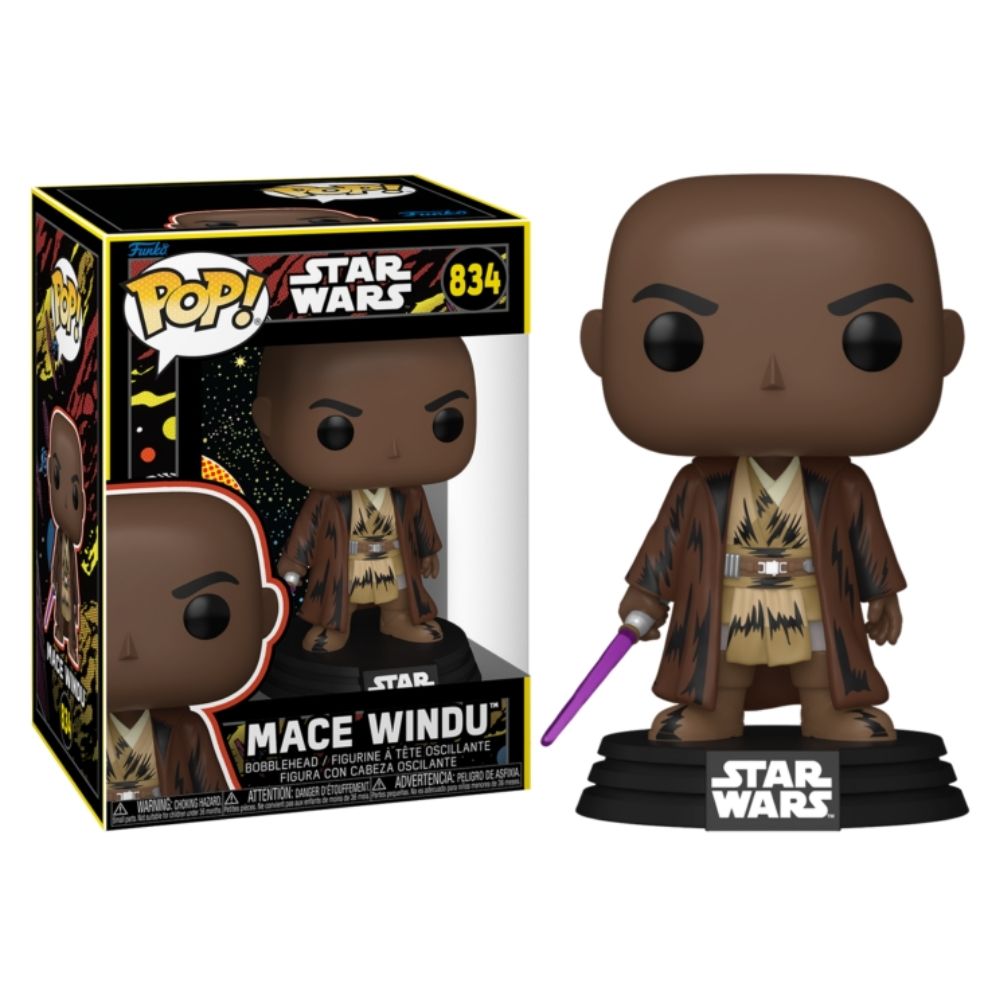 Star Wars - Mace Windu (Retro) Pop! Vinyl