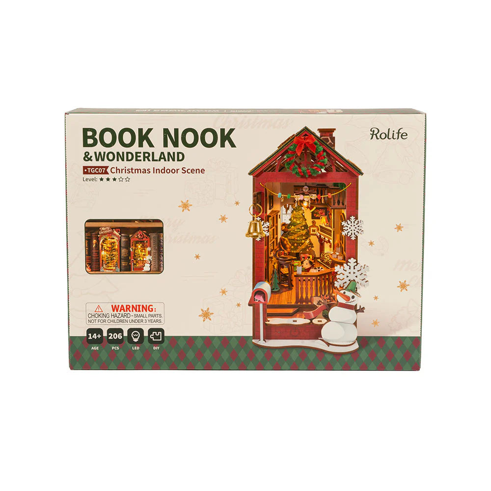 Robotime - DIY Book Nook Kit Christmas Indoor Scene