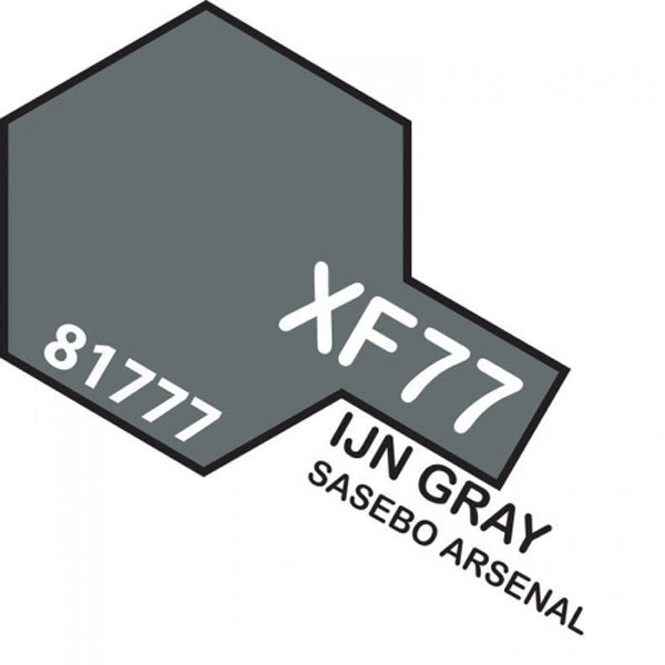 Tamiya Acrylic Mini Xf-77 Ijn Gray (Sasebo Arsenal)