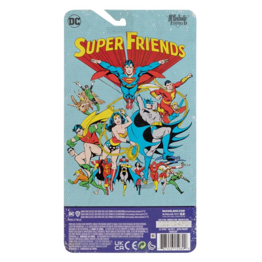 DC Super Friends - Riddler (Chase Version) 6 Inch Retro Figure