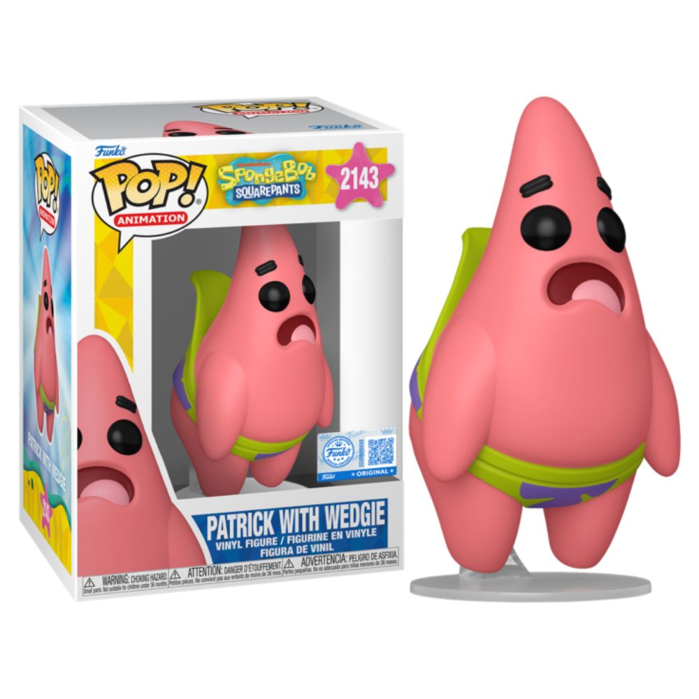 SpongeBob Squarepants - Patrick with Wedgie US Exclusive Pop! Vinyl