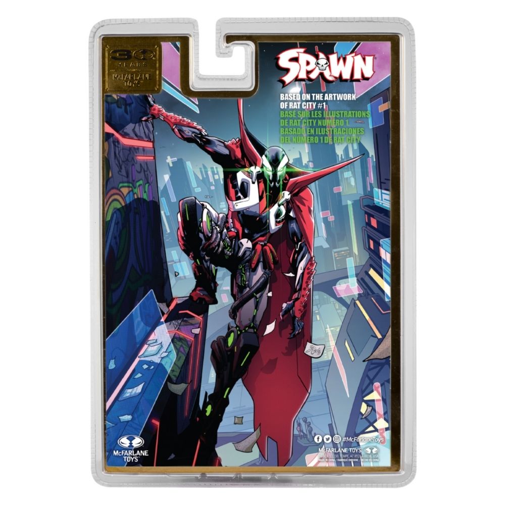 Spawn - The Deviant Version 2 "Rat City" (Mcfarlane Toys 30th Ann) 7 Inch Figure