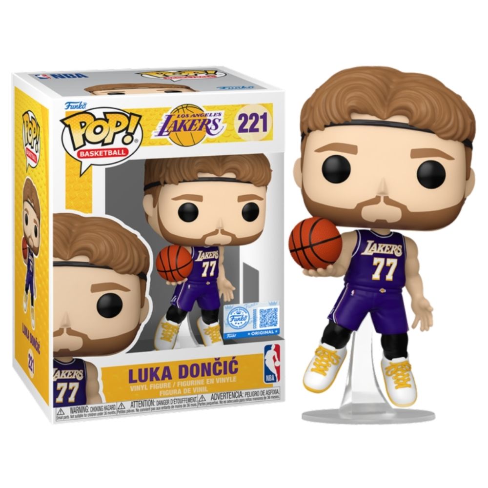 NBA Basketball: Lakers - Luka Doncic (Purple Jersey) US Exclusive Pop! Vinyl