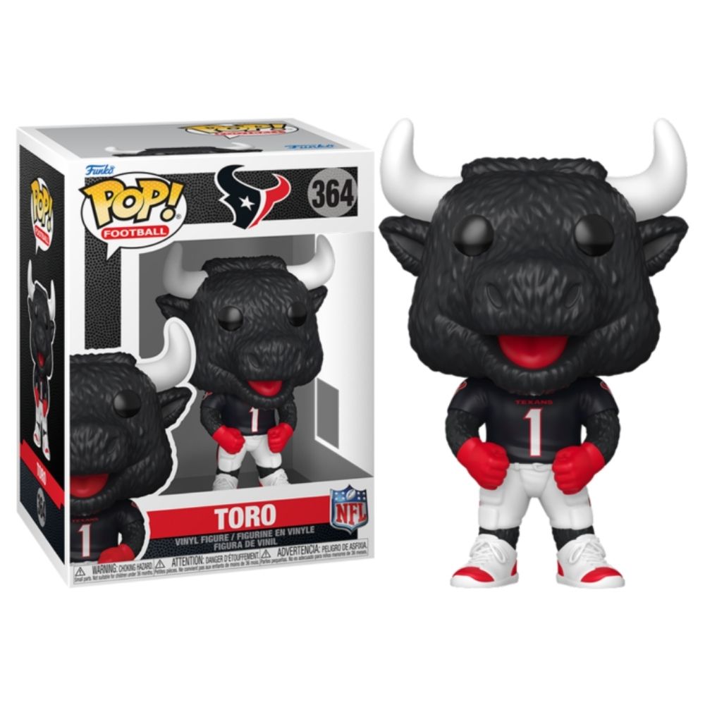 NFL Football: Mascots - Houston Texans Toro Pop! Vinyl