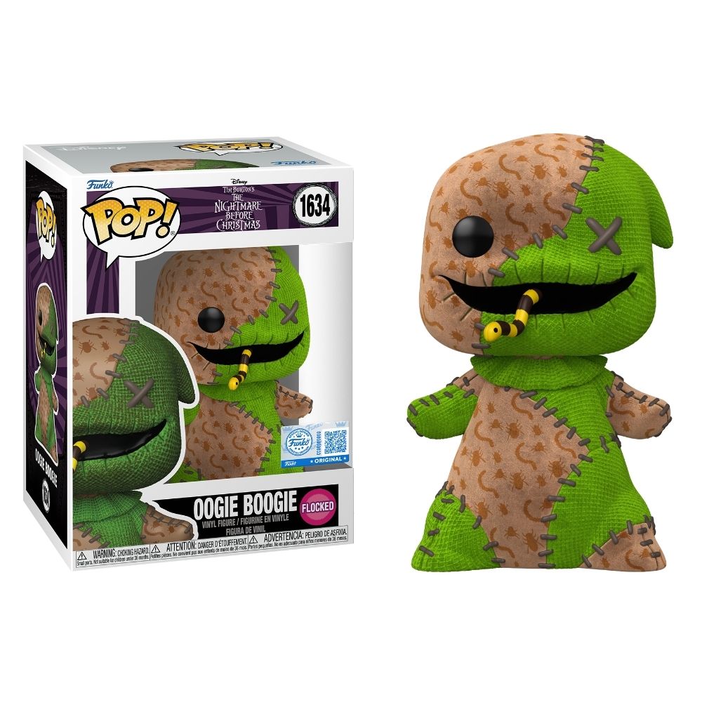 The Nightmare Before Christmas - Oogie Boogie Patchwork Flock US Exclusive Pop! Vinyl