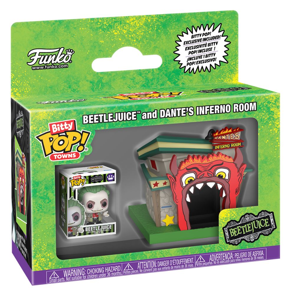 Beetlejuice - Beetlejuice & Dante's Inferno Room Bitty Pop! Town Vinyl