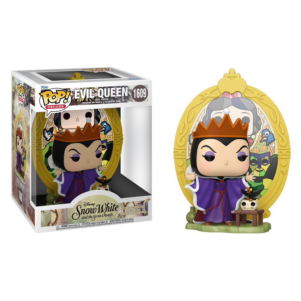 Disney Villains - Snow White and the Seven Dwarfs - Evil Queen (Stained Glass) Deluxe Pop! Vinyl