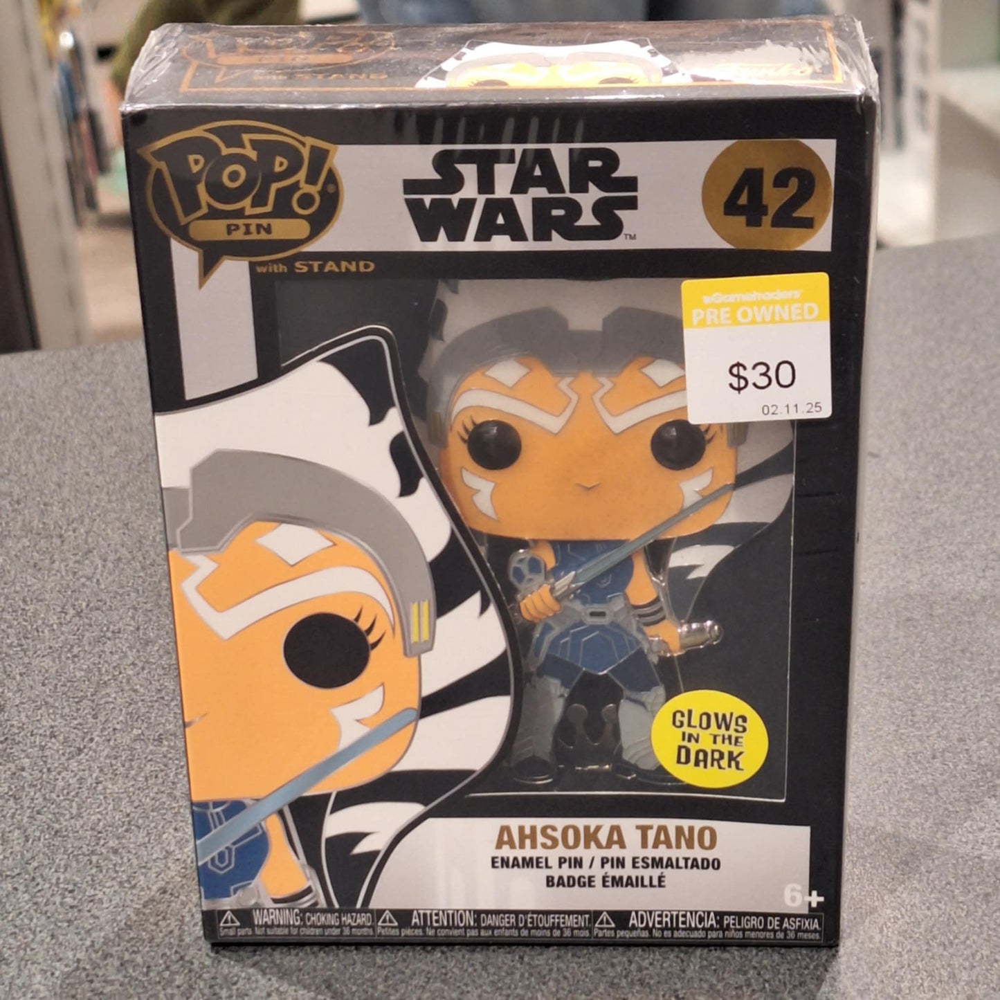 Star Wars: Clone Wars - Ahsoka 4 Inch Pop! Pin