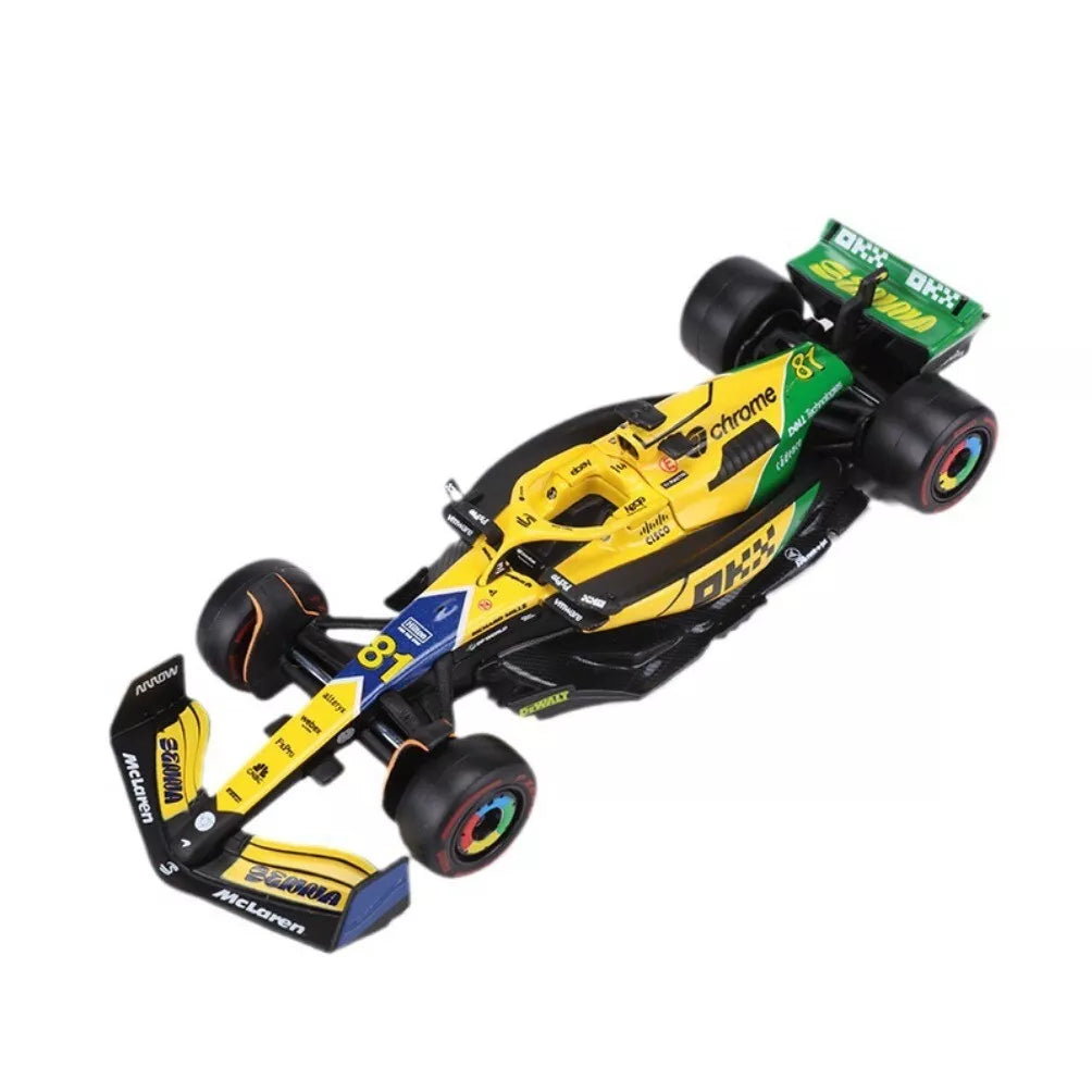 Bburago - 2024 Formula Racing 1:43 McLaren F1 Senna Livery Driver #4 Norris WB
