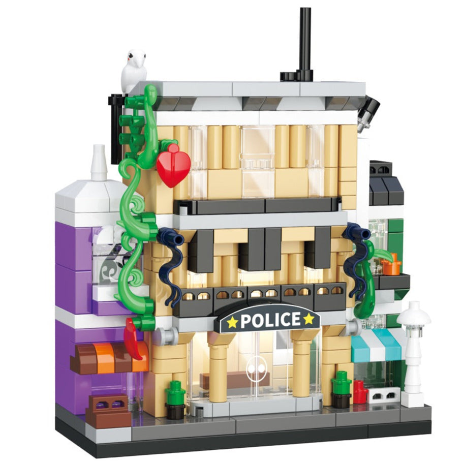 Koco Mini Europena Street View Police Station