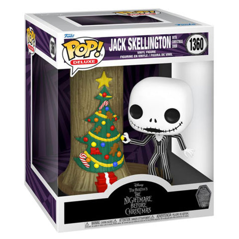 Image of The Nightmare Before Christmas - Jack with Christmas Town Door 30th Anniversary Pop! Deluxe